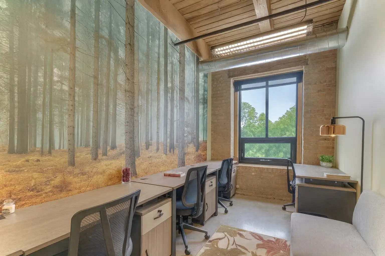 2 to 4 person office